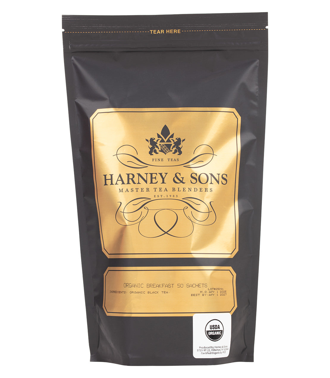 Organic Breakfast, Bag of 50 Sachets