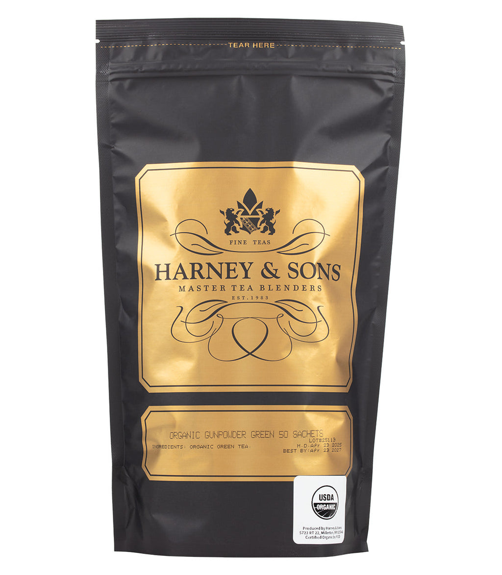 Organic Gunpowder, Bag of 50 Sachets