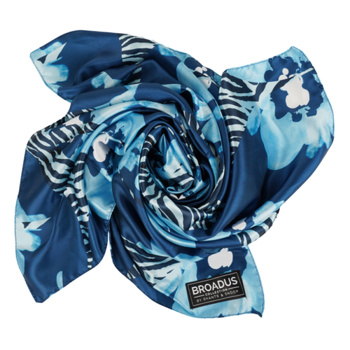 Broadus Collection Headwrap Scarf by Shante & Snoop Dogg, Floral Zebra