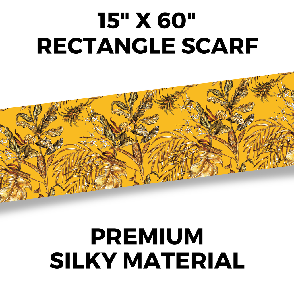 Broadus Collection Headwrap Scarf by Shante & Snoop Dogg, Golden Tropics
