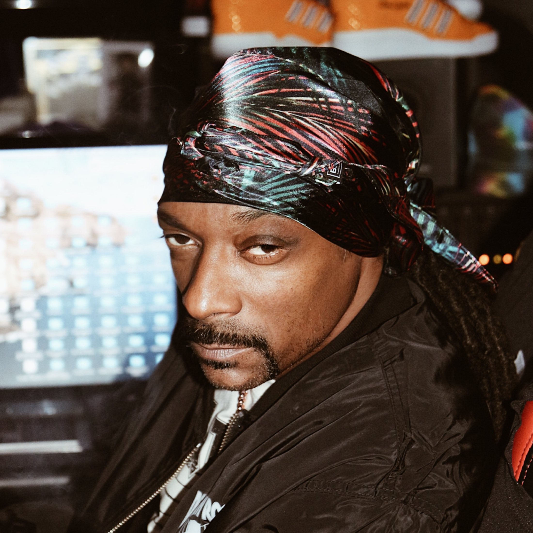 Broadus Collection Headwrap Scarf by Shante & Snoop Dogg, Island Palms