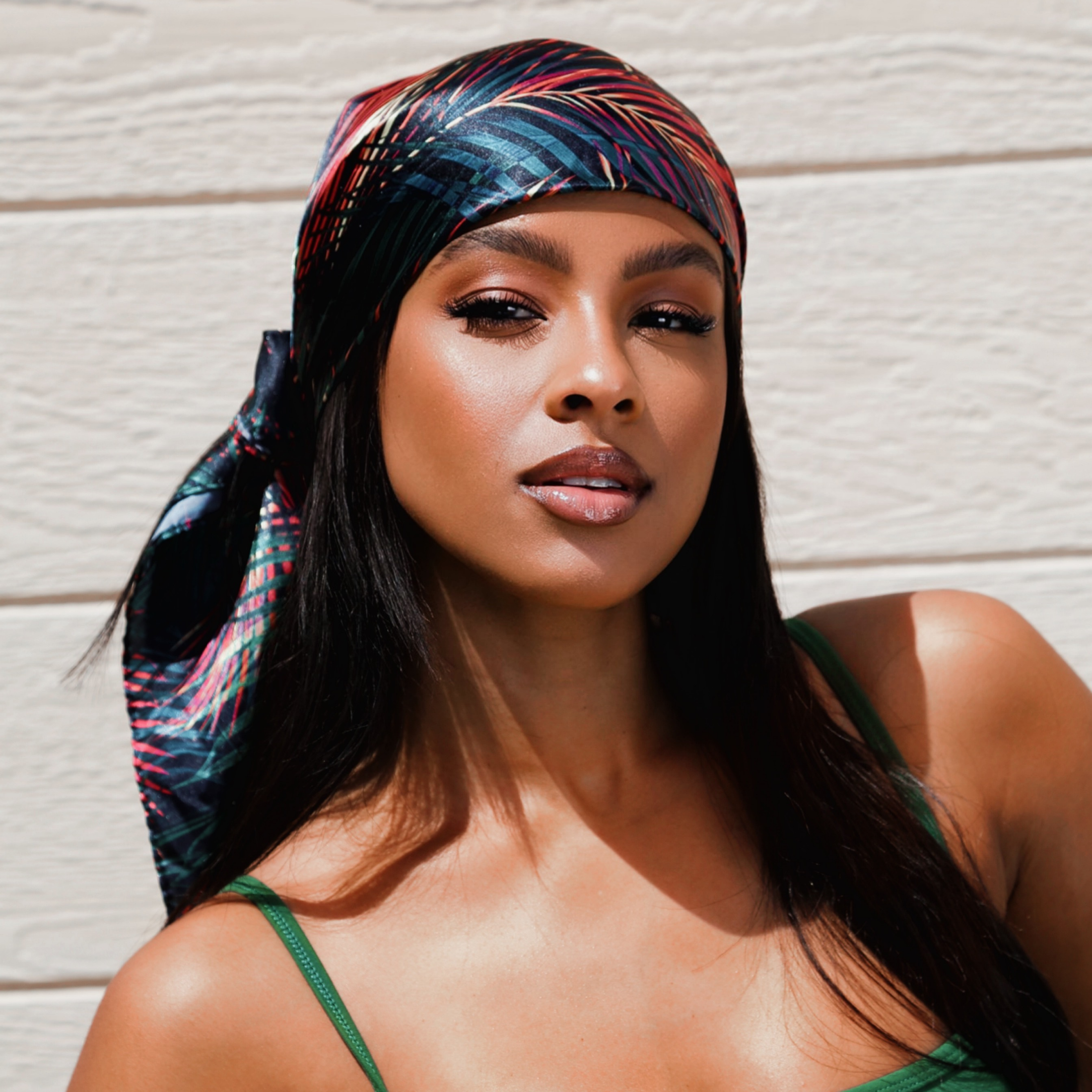 Broadus Collection Headwrap Scarf by Shante & Snoop Dogg, Island Palms