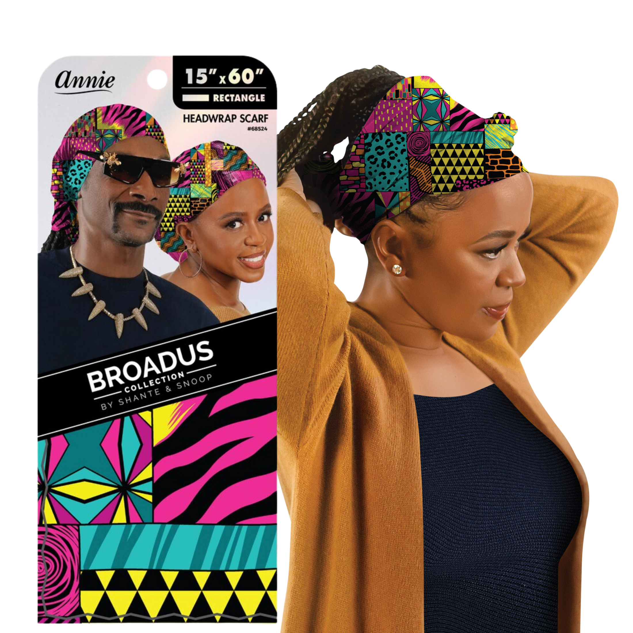 Broadus Collection Headwrap Scarf by Shante & Snoop Dogg, Quest