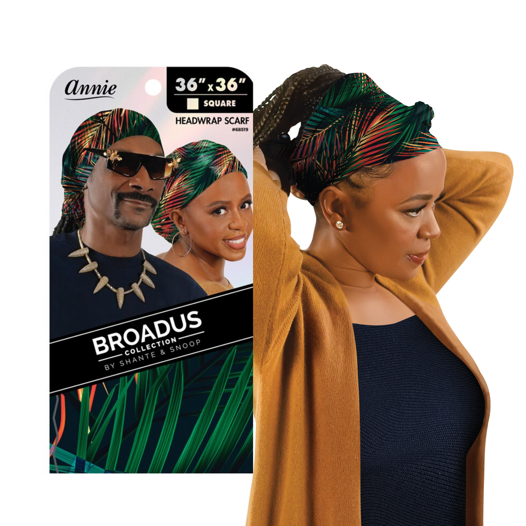 Broadus Collection Headwrap Scarf by Shante & Snoop Dogg, Island Palms