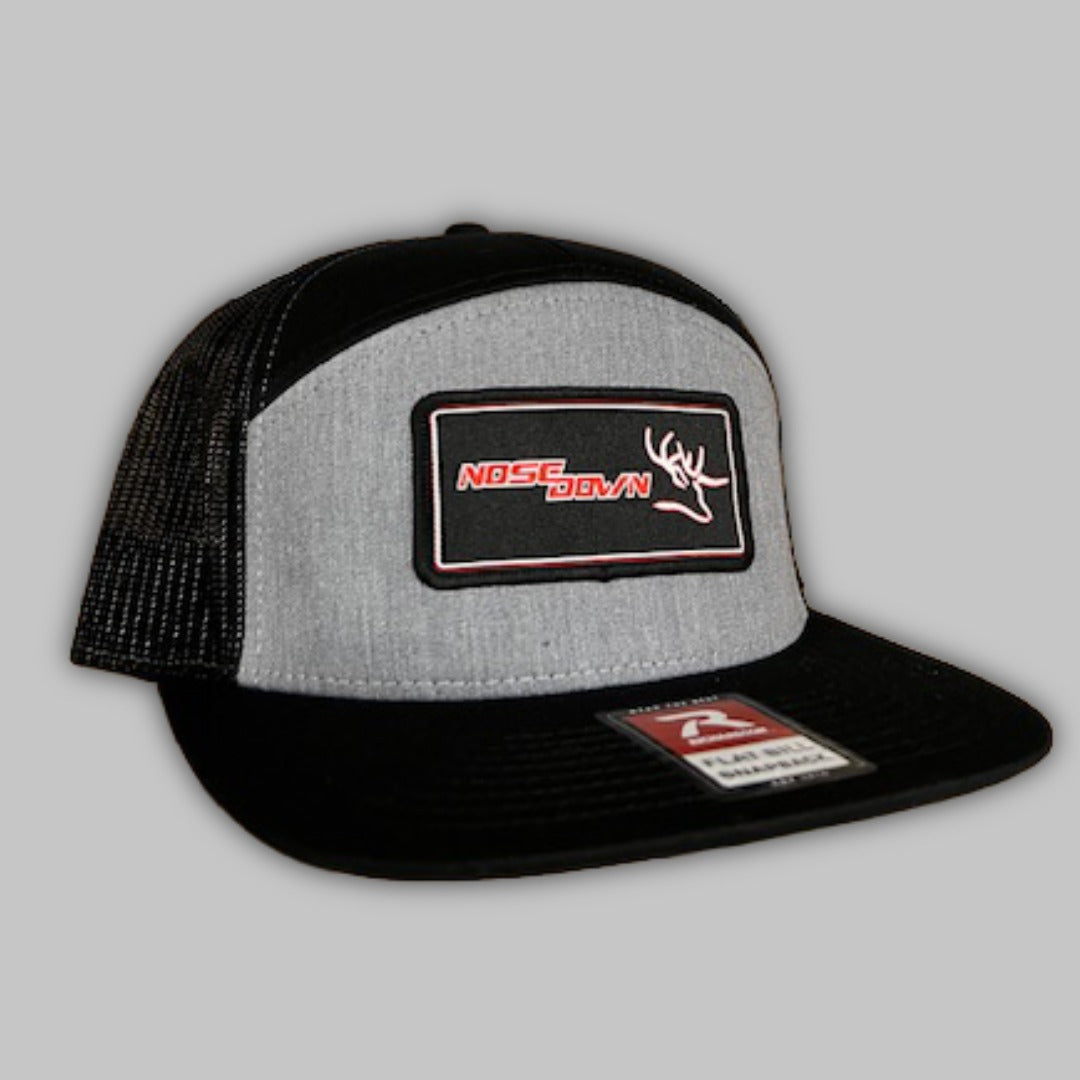 Black Red Woven 7 Panel