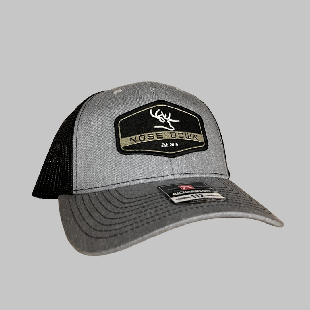 Black Hex Woven Trucker