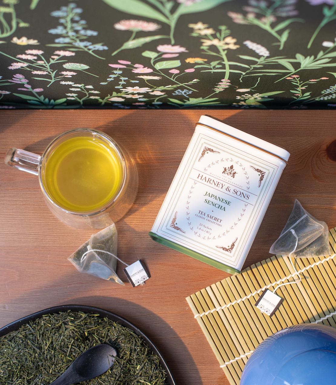 Japanese Sencha, Classic Tin of 20 Sachets