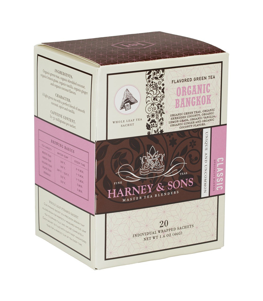 Organic Bangkok, Box of 20 Individually Wrapped Sachets