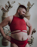 Mesh Cross Your Heart Bralette