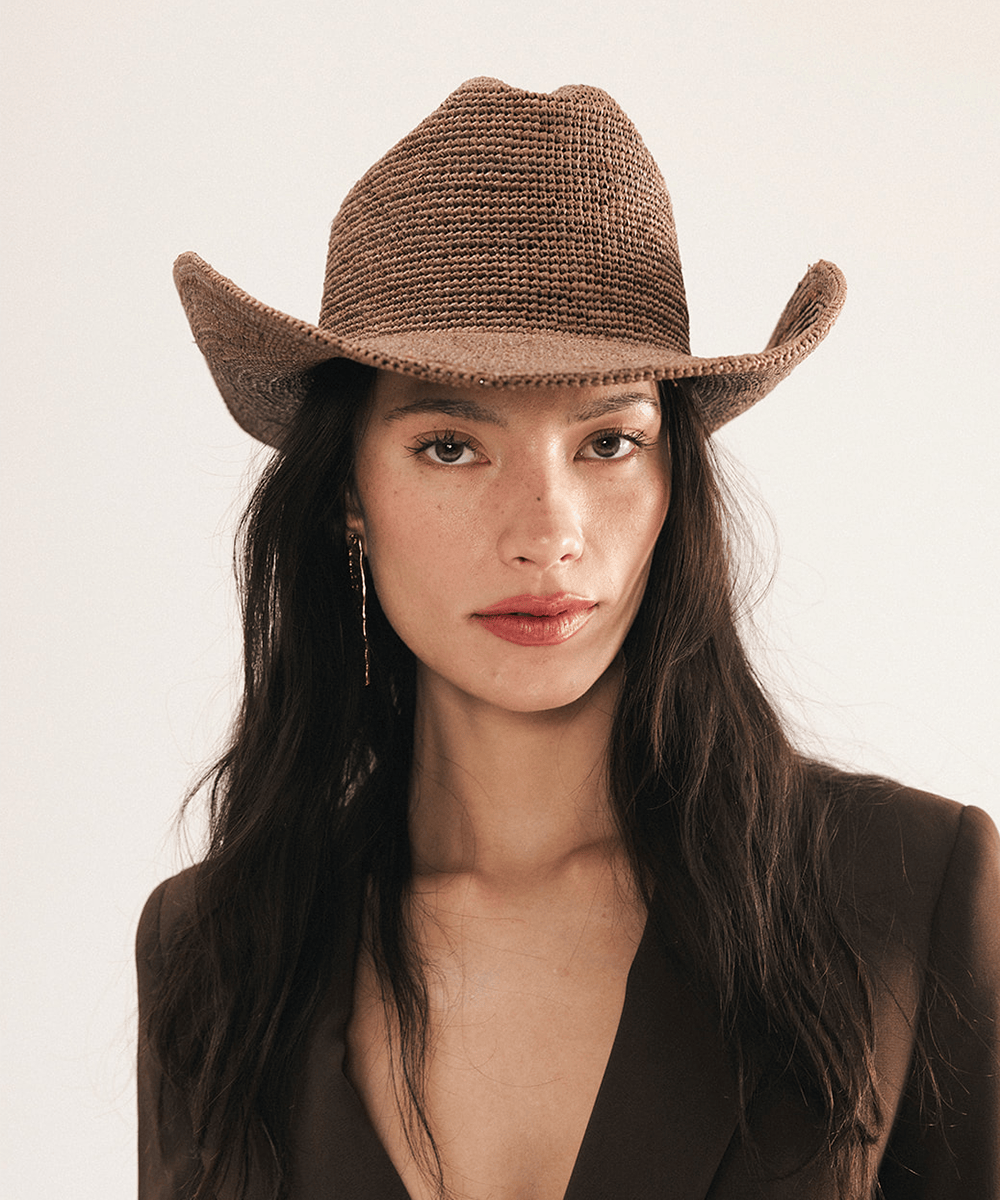 Ames Packable Straw Cowboy Hat