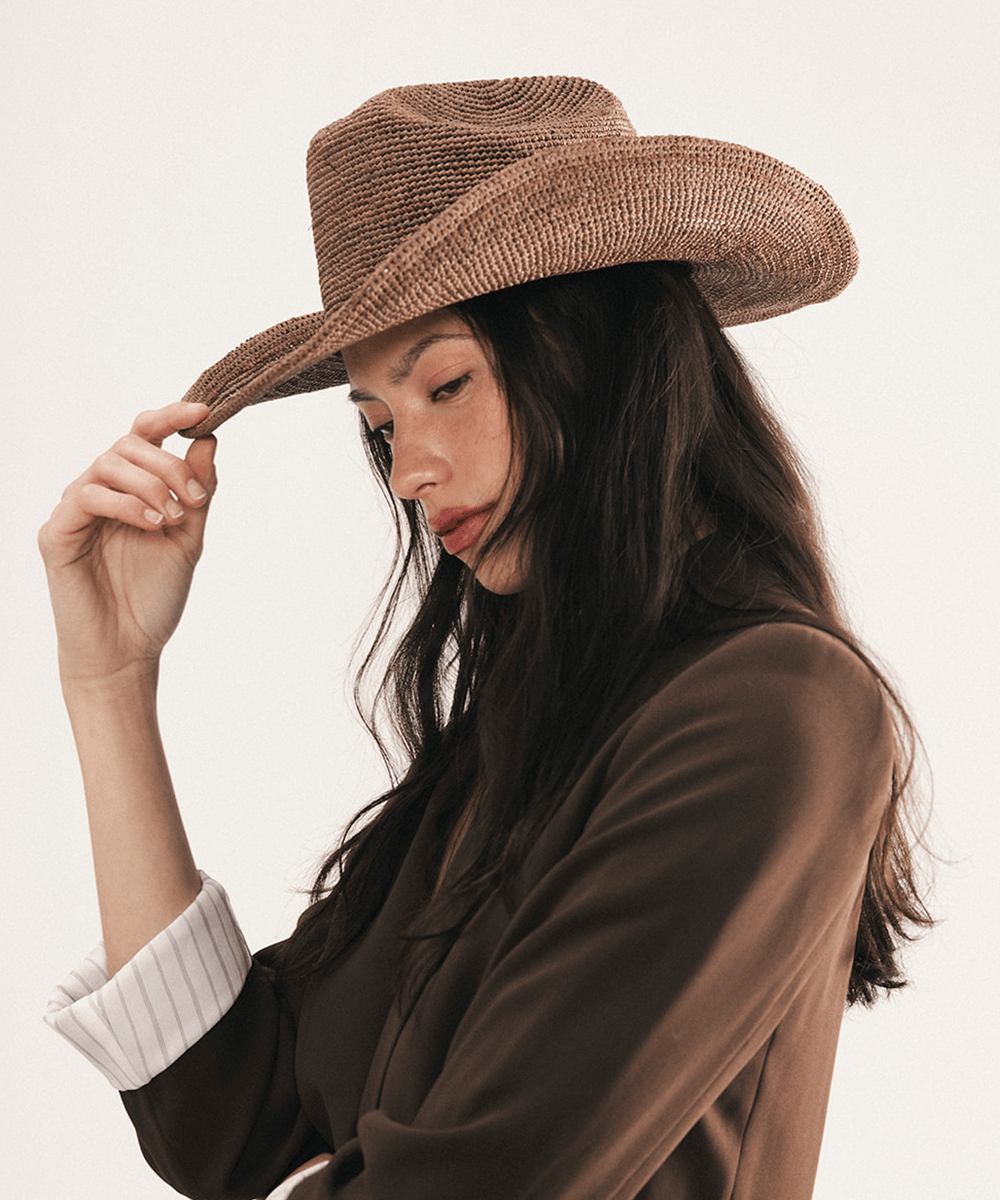 Ames Packable Straw Cowboy Hat